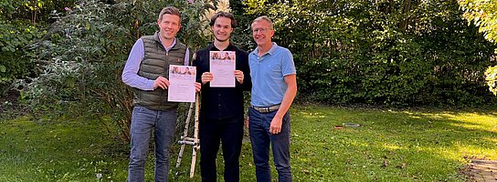 Digiscout-Urkundenübergabe bei Leicher Engineering 